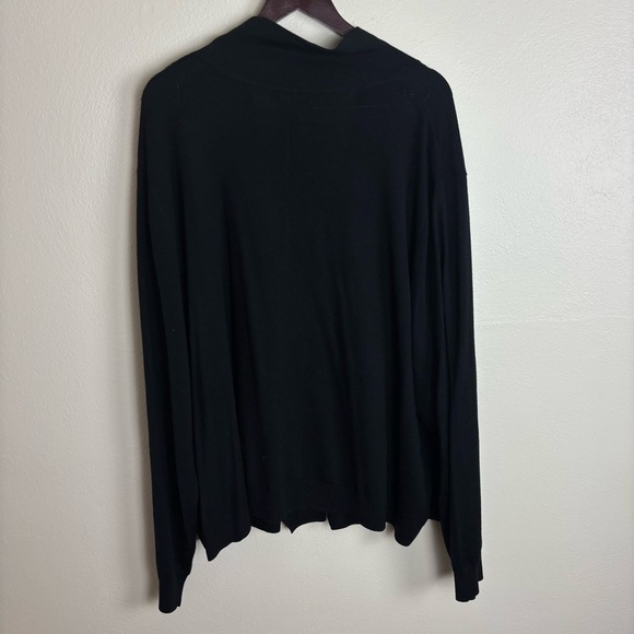 NWT Universal Standard Curve Cardi Cardigan Merino Wool In Black Womens Size 3XL - Picture 4 of 10